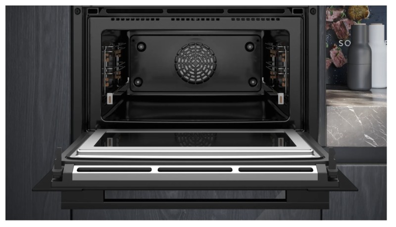 Combi : oven + microgolf Siemens CM776GKB1 detail 1
