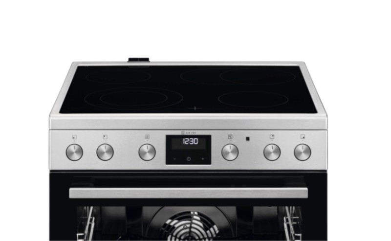 Fornuis vitrokeramische kookplaat AEG CCB6443BBM/INOX detail 2