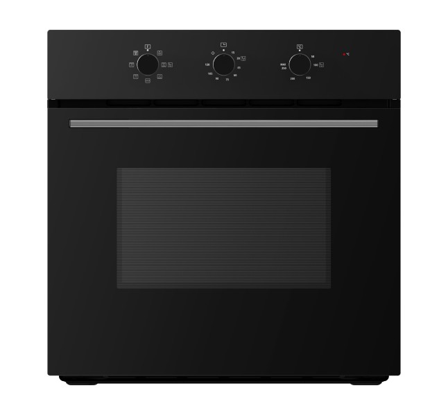 Multifunctie oven Exquisit EBE60-3/ ZWART vooraanzicht