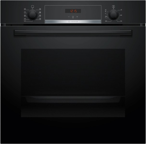 Multifunctie oven Bosch HBA534BB3/display rode letters vooraanzicht