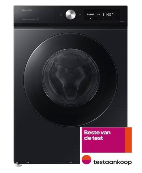 Wasmachine Samsung WW90DB7U94GBU3/ZWART vooraanzicht