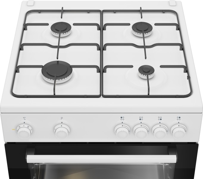 Fornuis gaskookplaat Beko FBM6202W detail 1