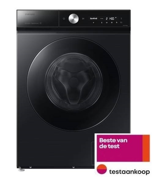 Machine à laver Samsung WW90DB8U95GBU3 / ZWART - Auto Dispense vooraanzicht