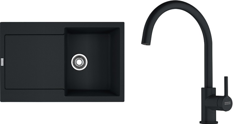 Enkele spoelbak Franke Keukenset G276 vooraanzicht