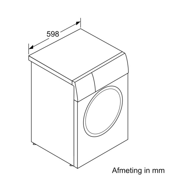 Wasmachine Bosch WGH2440AFG detail 4