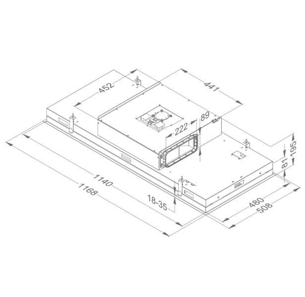 Hotte groupe aspirant Novy 6822 / Novy Pureline Compact detail 3