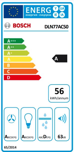 Hotte groupe aspirant Bosch DLN77AC50 detail 6