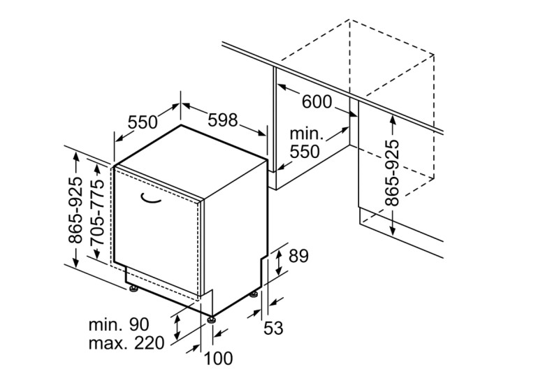 Lave-vaisselle full-intégré 60cm Bosch SBD6ECX12E detail 5
