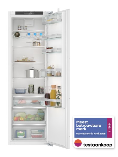Frigo intégrable hauteur 176-179cm Siemens KI81RADD0 vooraanzicht