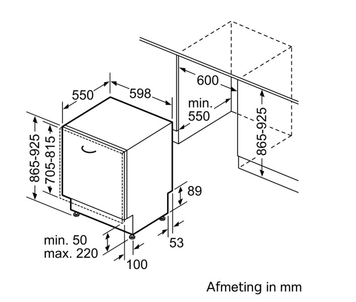 Lave-vaisselle full-intégré 60cm Siemens SX73EX22CE detail 6