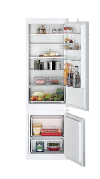 Combiné réfrigérateur/congélateur intégrable Siemens KI87VNSE0 vooraanzicht