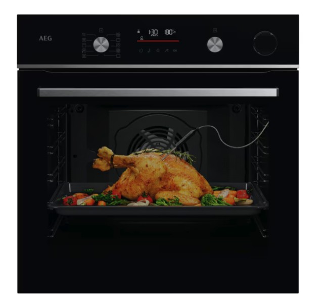 Multifunctie oven AEG OR6PB52WSB/Zwart vooraanzicht