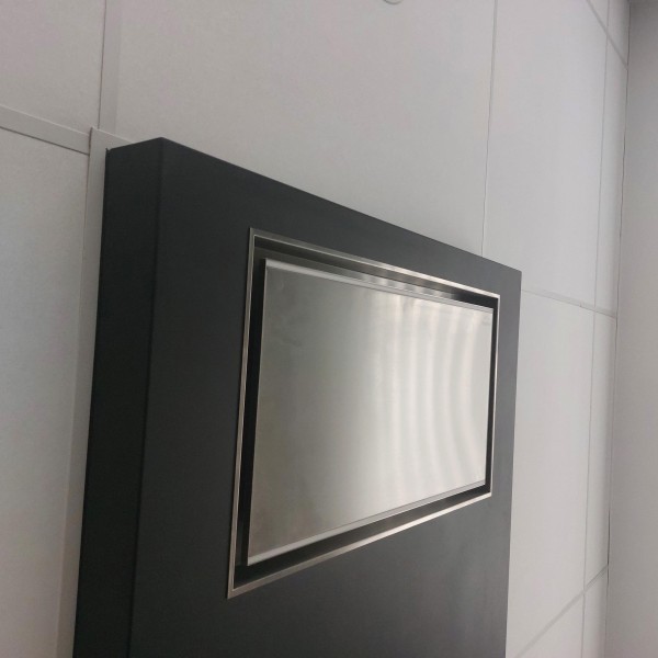 Hotte groupe aspirant Venduro RAFLAT120-MMINOX vooraanzicht