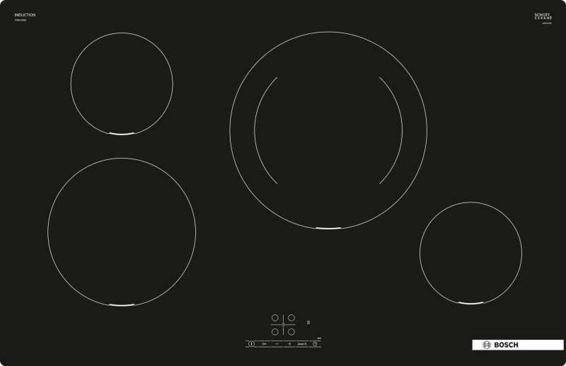 Kookplaat inductie Bosch PIE811BB5E vooraanzicht