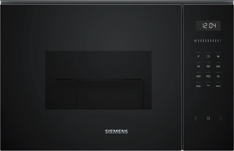 Micro-ondes avec grill Siemens BE555LMB1/zwart vooraanzicht