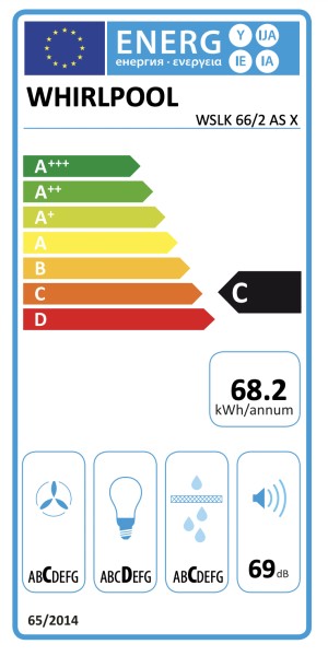Dampkap onderbouw Whirlpool WSLK66/2ASX detail 2