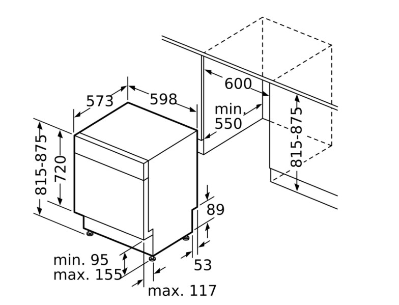 Vaatwassers onderbouw Bosch SMU4ECS28E detail 3