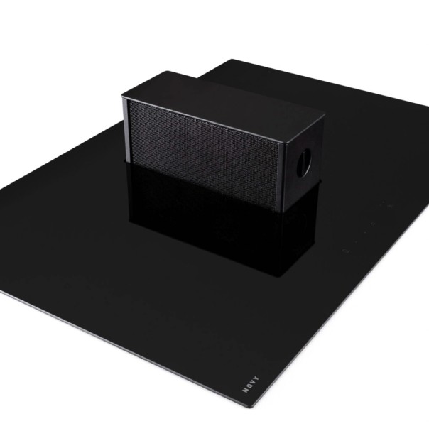 Taque de cuisson avec hotte intégrée Novy 1801// Novy One Power vooraanzicht