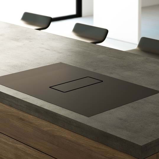 Taque de cuisson avec hotte intégrée Novy 1801// Novy One Power detail 2