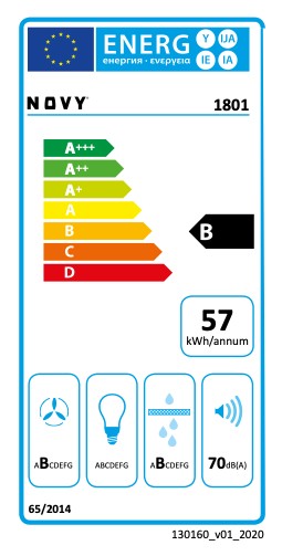 Kookplaat met ingebouwde dampafzuiging Novy 1801// Novy One Power detail 4
