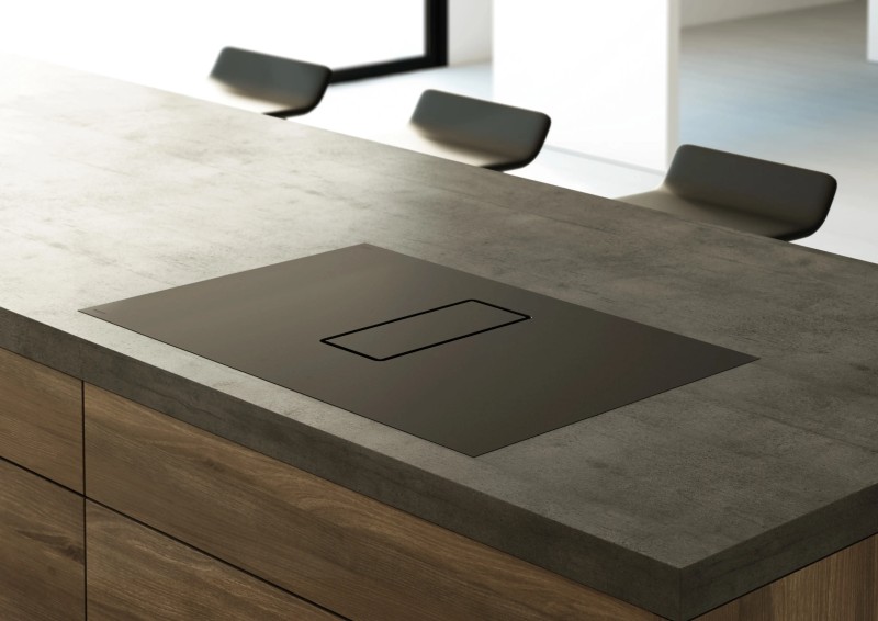 Taque de cuisson avec hotte intégrée Novy 1811 / Novy One Power// detail 2