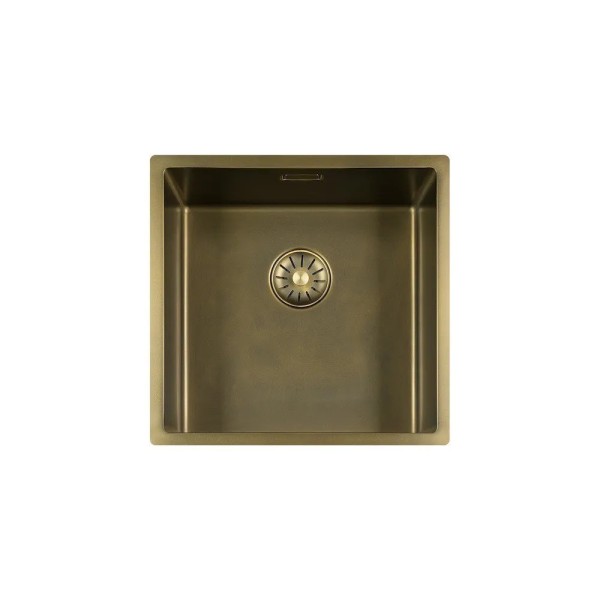 Enkele spoelbak Lorreine 40SP-PATINA-BG vooraanzicht