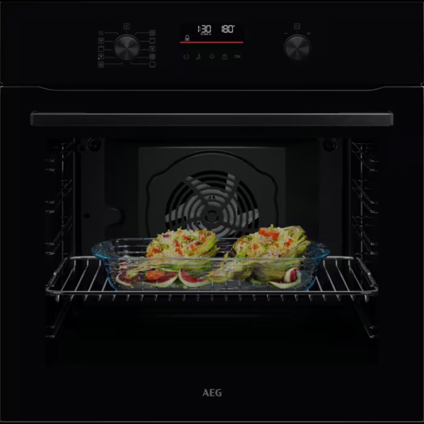 Multifunctie oven AEG OU5PB40SK/ZWART vooraanzicht