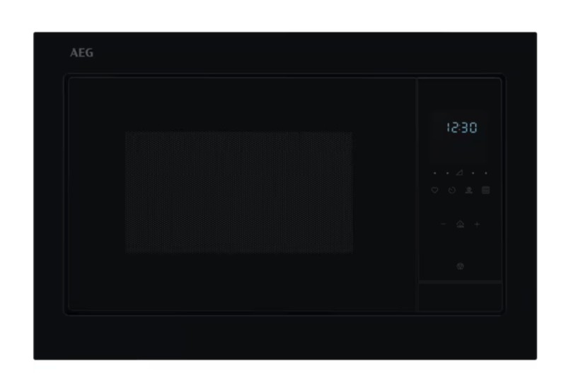 Microgolfoven inbouw met grill AEG TS5GM251EB/ZWART vooraanzicht