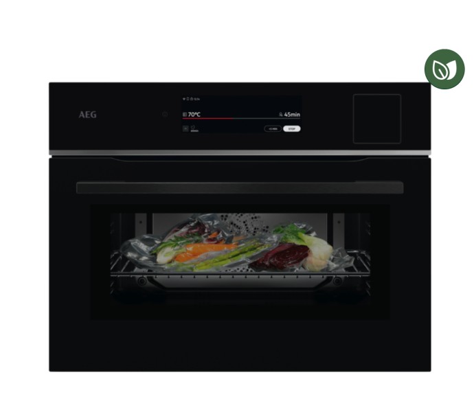 Combi : oven + stoom AEG TP9SK821B vooraanzicht
