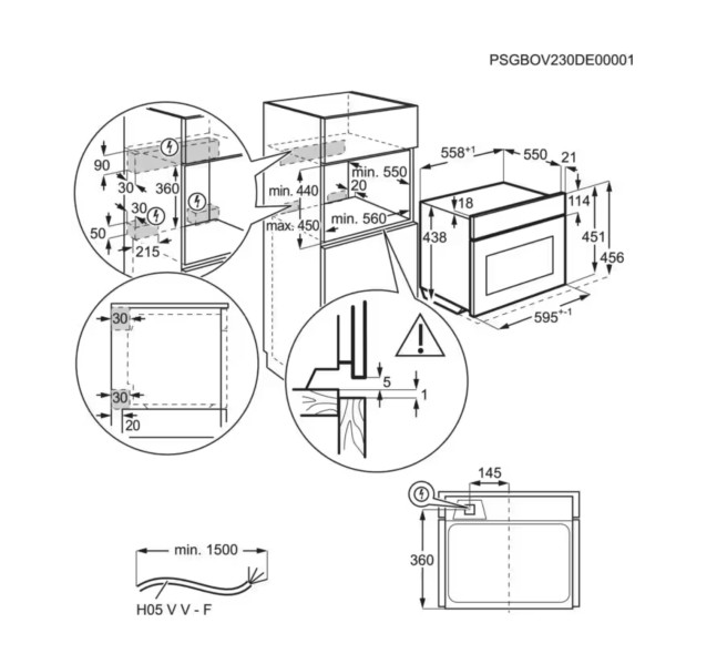 Combi : oven + stoom AEG TP9SK821B detail 3