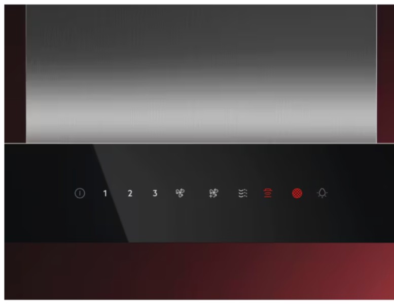 Hotte cheminée AEG GB67D61HL detail 1