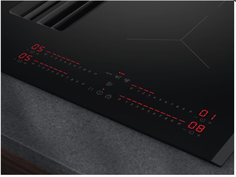 Taque de cuisson avec hotte intégrée AEG NCH84C23FB detail 1