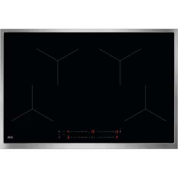 Taque de cuisson induction AEG TO84IA0FXB vooraanzicht
