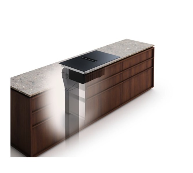 Taque de cuisson avec hotte intégrée AEG KCC83480I detail 2
