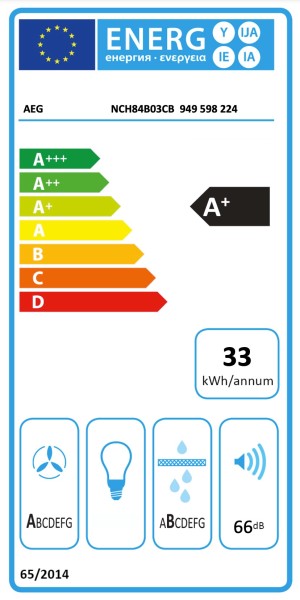 Kookplaat met ingebouwde dampafzuiging AEG NCH84B03CB detail 4