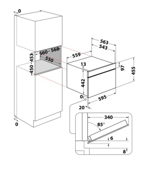 Combi : four + micro-ondes + vapeur Whirlpool WCT7A9PHTSSG detail 5