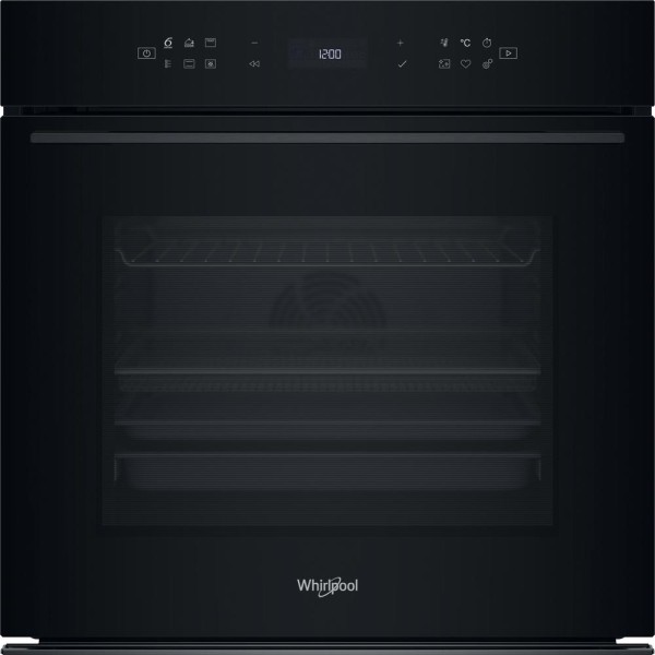 Four air pulsé/multifonction Whirlpool WOI78PT1SBA/zwart vooraanzicht