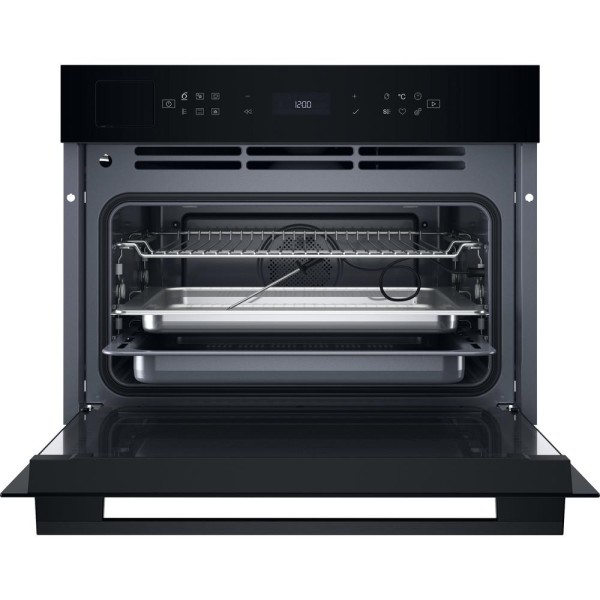 Combi : oven + stoom Whirlpool WCS7A9PHTSBA/zwart detail 1