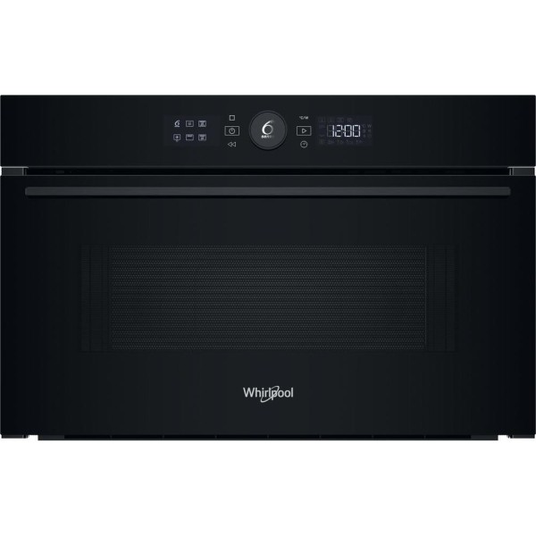 Microgolfoven inbouw met grill Whirlpool WMD54MB/zwart vooraanzicht