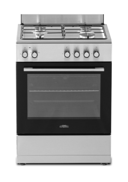 Cuisinière avec taque de cuisson au gaz Everglades EVCK6011 vooraanzicht