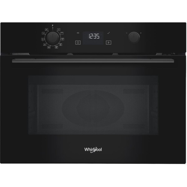 Combi : four + micro-ondes Whirlpool MBPA540B/zwart vooraanzicht