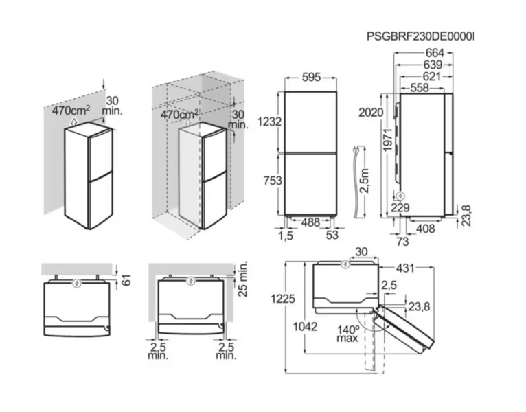 Combiné réfrigérateur/congélateur AEG ORC7P361CX detail 3