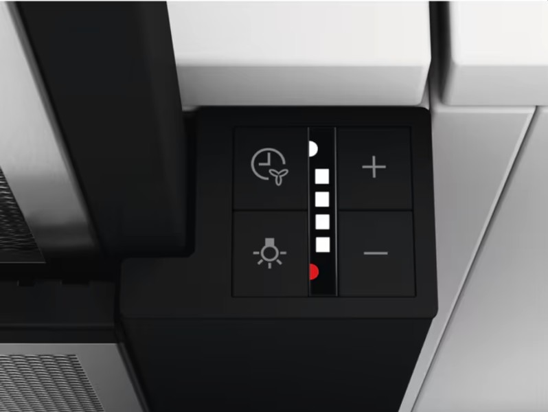 Hotte téléscopique AEG DPE5660B/ZWART detail 1