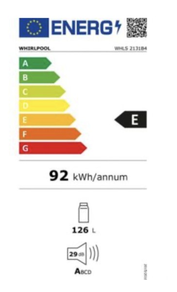 inbouw koelkast 88 cm hoog Whirlpool WHLS2131B4 detail 2