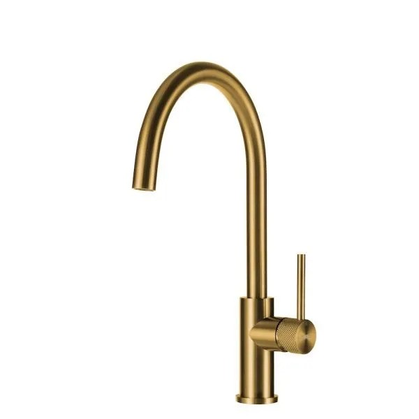 Eéngreepskraan Lorreine MERSEY-GOLD-XX vooraanzicht