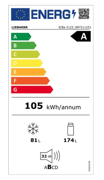Koelvriescombinaties inbouw Liebherr ICBA512320 detail 6