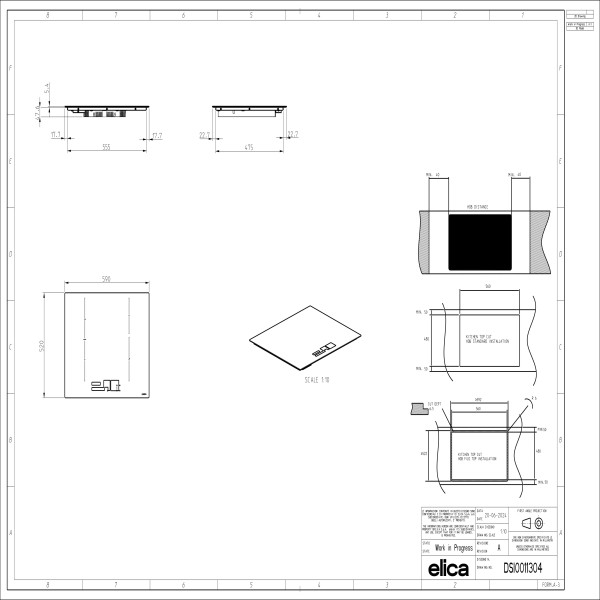 Taque de cuisson induction Elica PRF0199851 detail 2