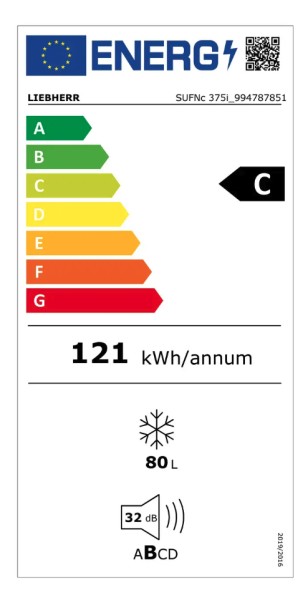 Congélateur intégrable  < 82 cm Liebherr SUFNC375I20 detail 6