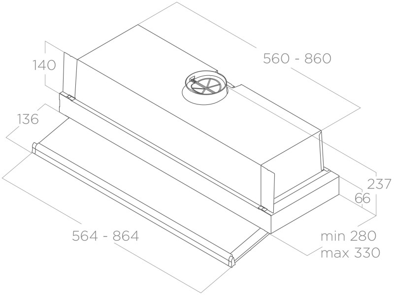 Hotte intégrable Elica PRF0181898 detail 3