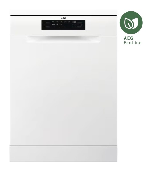 Lave-vaisselle pose libre AEG FFB64607ZW/wit vooraanzicht